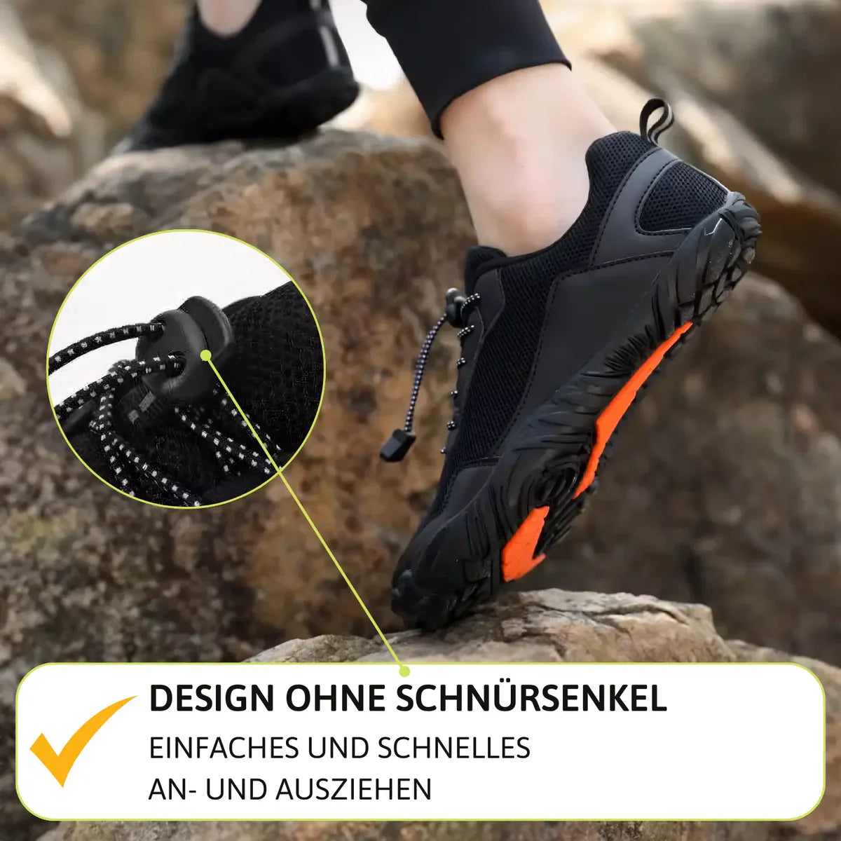 Barfußschuhe ohn Schnürsenkel
