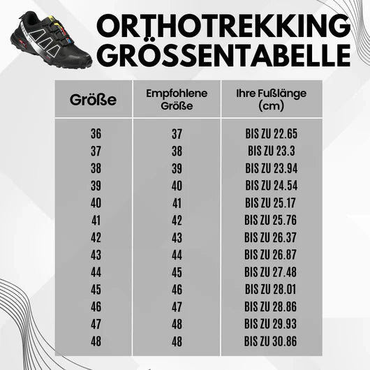 NEU IM SORTIMENT! OrthoTrekking Hallux – ergonomische Hallux Valgus Wander - Trekkingschuhe
