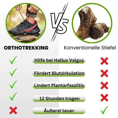 NEU IM SORTIMENT! OrthoTrekking Hallux – ergonomische Hallux Valgus Wander - Trekkingschuhe