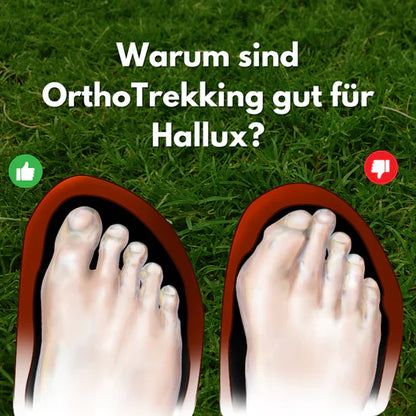 NEU IM SORTIMENT! OrthoTrekking Hallux – ergonomische Hallux Valgus Wander - Trekkingschuhe