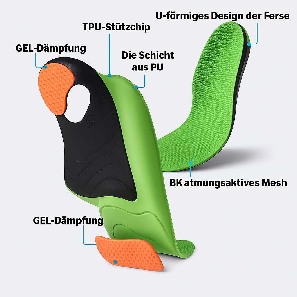 ComfortFit – Orthopädische Einlegesohlen - Rückenmacher