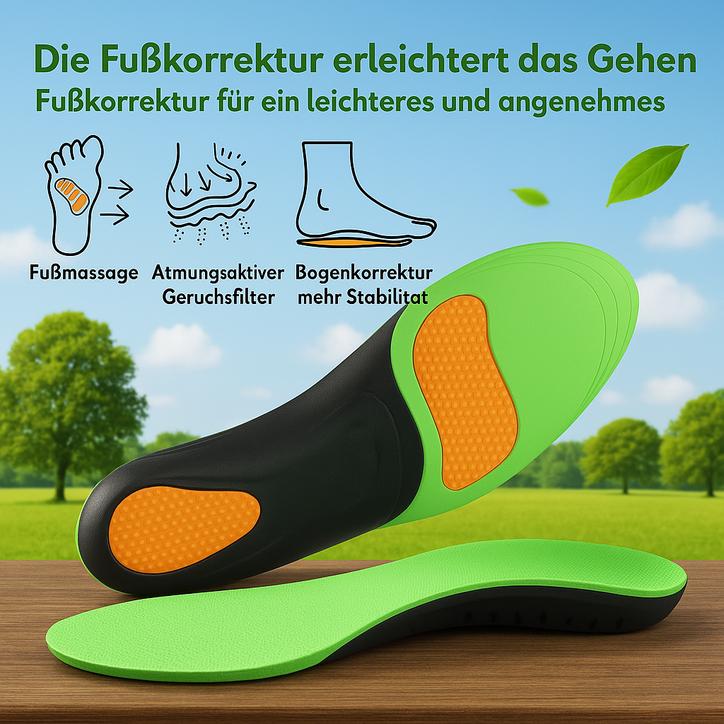 ComfortFit – Orthopädische Einlegesohlen - Rückenmacher