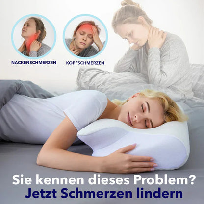 Rückenmacher® ErgoSleep - Orthopädisches 3D Kopf- & Nackenstützkissen - Rückenmacher