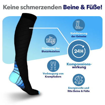 Rückenmacher® CirculaFlex - Orthopädische Kompressionsstrümpfe | 3 Paar + 1 GRATIS - Rückenmacher